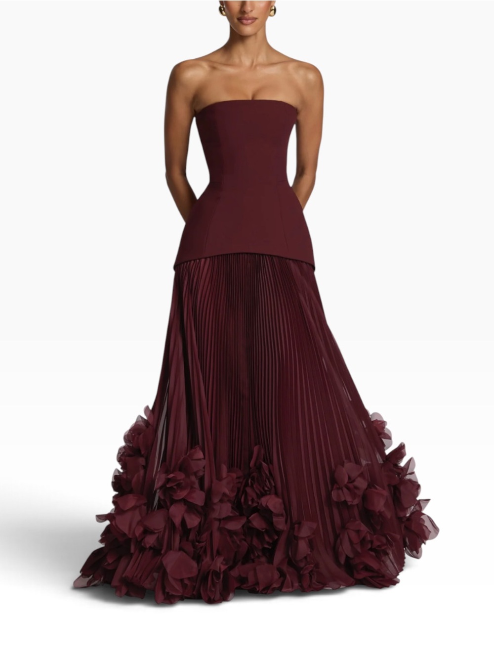 Babyboo Seraphina Gown in Cherry Lacquer